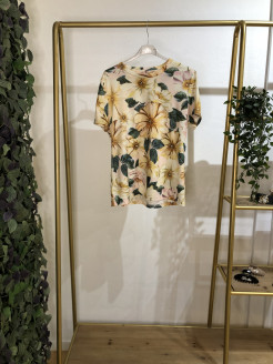 T-Shirt mit Blumenmuster