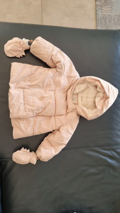 Zara baby girl down jacket