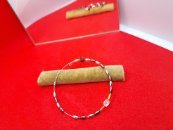 Elegant pearl gold bracelet