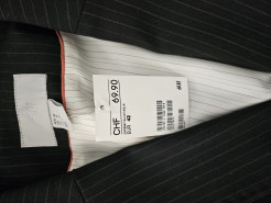New suit with label size 42