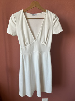 Robe blanche courte