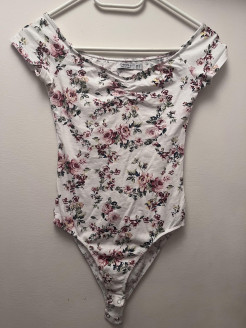 Bershka white bodysuit