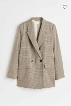 Karierter Blazer