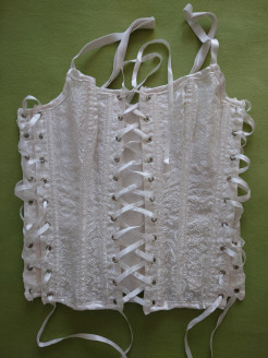 New embroidered bustier