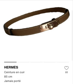 Ceinture Kelly neuf