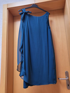 Turquoise blue short dress