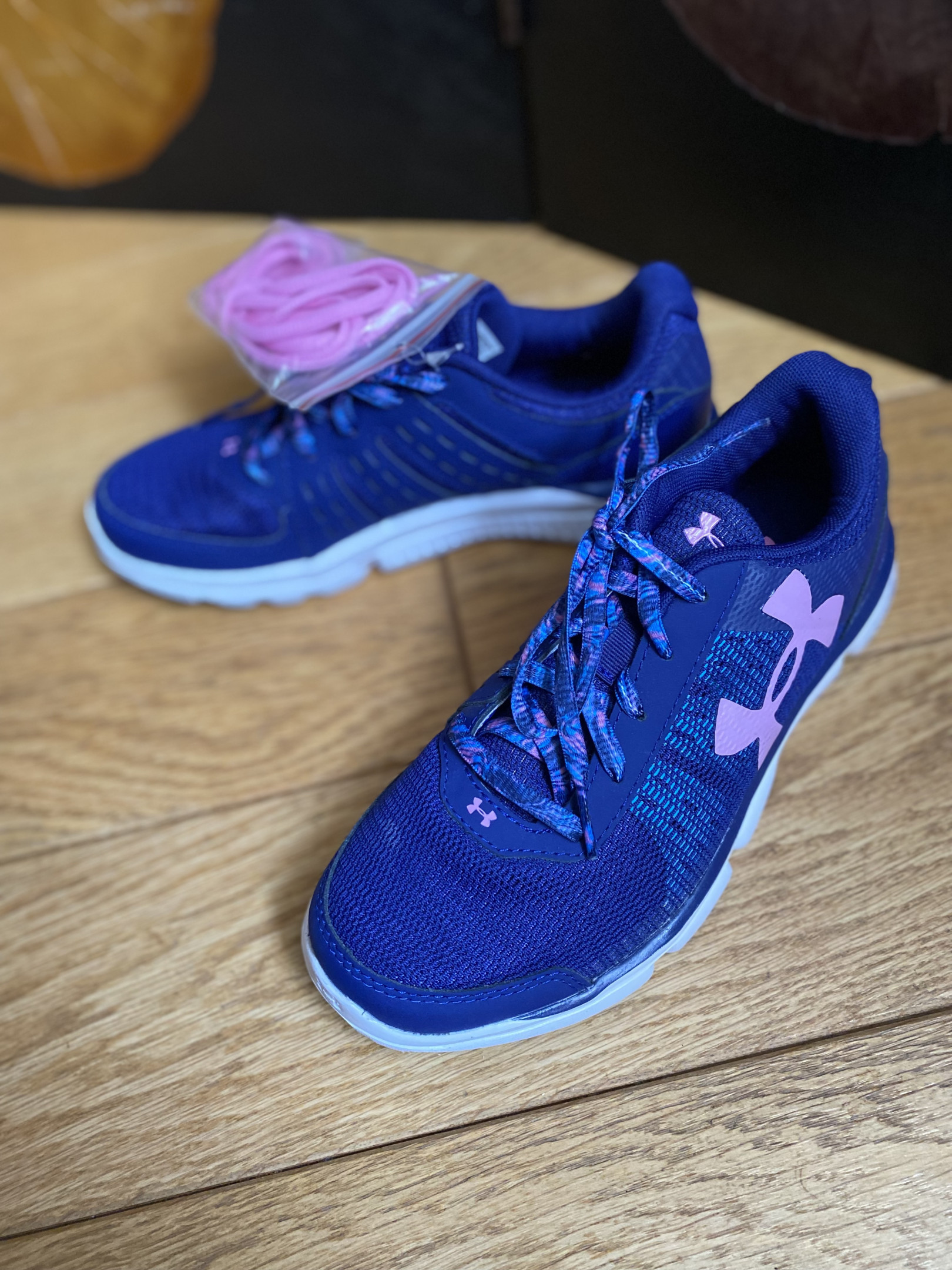 Navy blue under armour cheap shoes women's