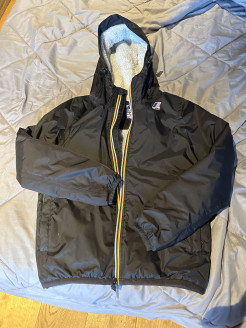 Waterproof lined K-Way jacket