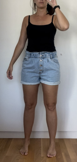 Denim shorts