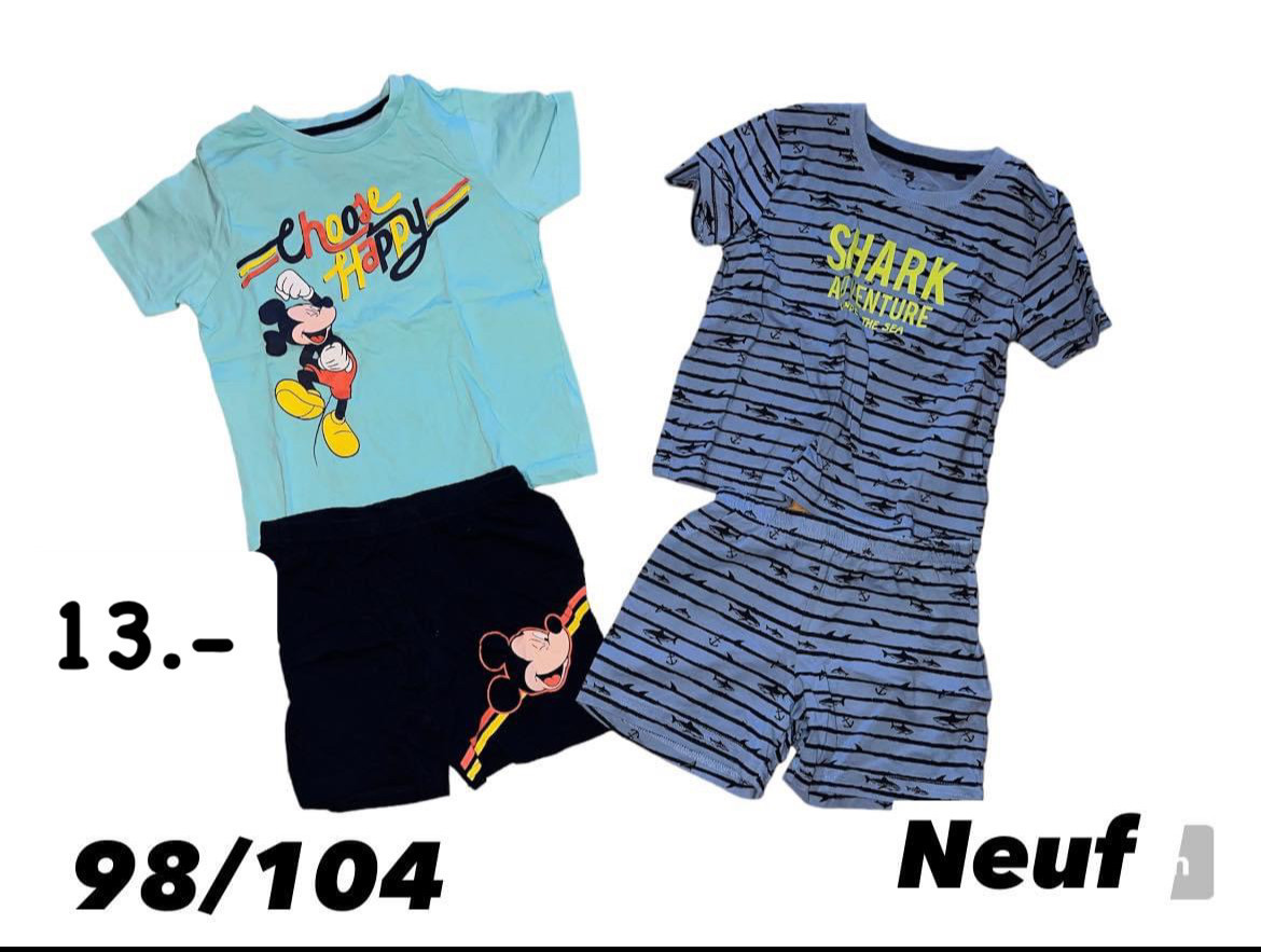 Set Pyjamas Sommer Neu Jungen 98/104