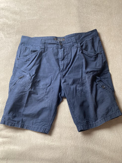 Navy blue cargo shorts
