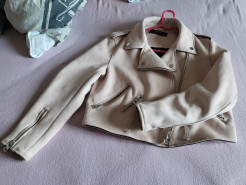 pale pink suedette jacket