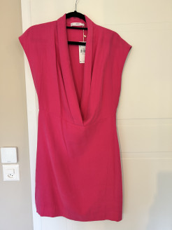 Mango short dress in hot pink - size M