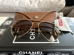 Ray Ban 55mm aviator sunglasses