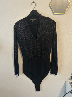 Black sequin bodysuit