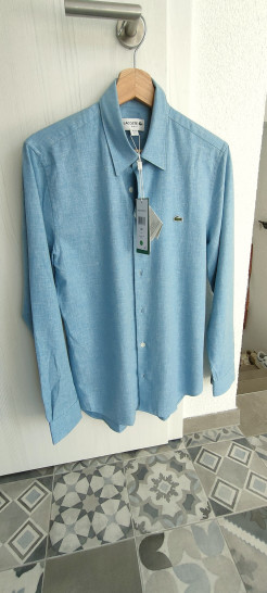 Lacoste blue shirt size 38 (S)