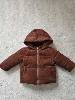 Brown corduroy jacket La Redoute 86 cm