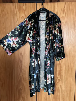 Kimono à imprimé floral