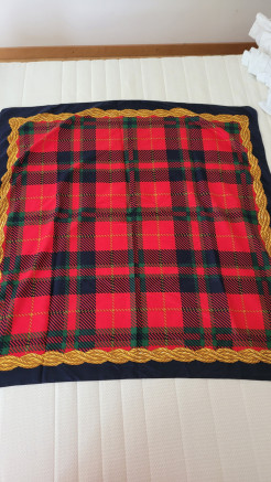 Foulard carré tartan/écossais