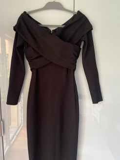 Black mid-length dress Emporio Armani