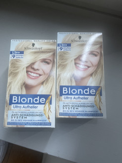 Blonde Färbung
