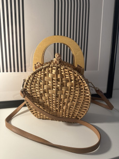 Zara straw bag