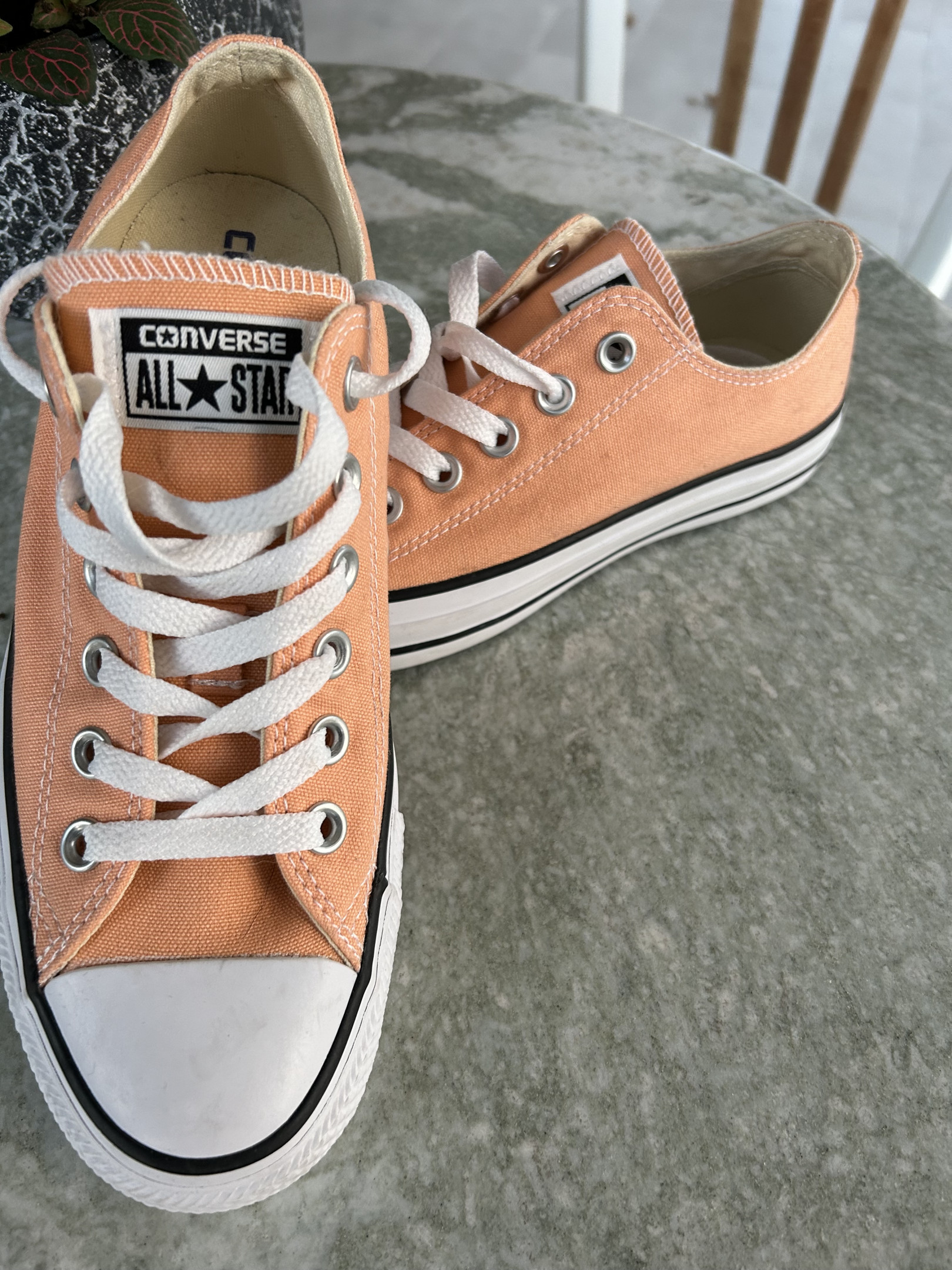 Peach colored clearance converse