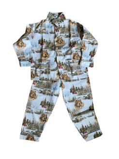 Winter pyjamas with buttons