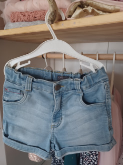 Short en jean fille