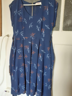 Robe d'été motifs oiseaux 