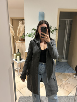 Grey coat