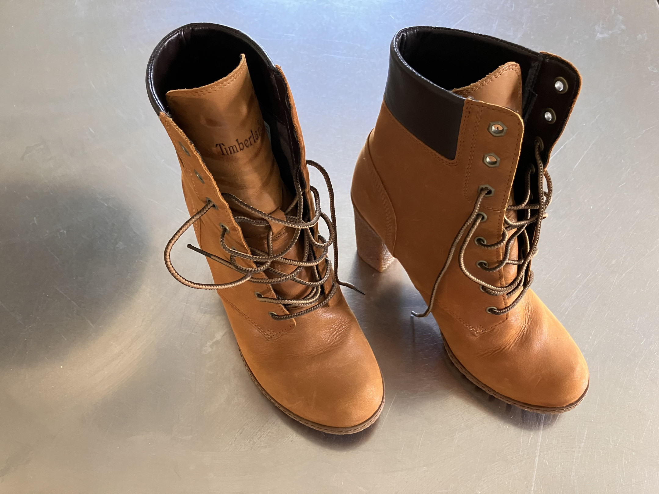 Heeled timberlands on sale