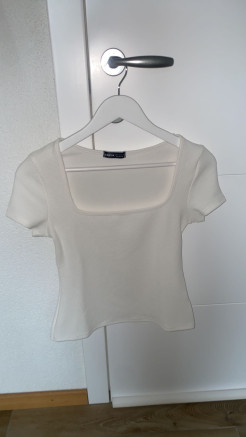 Weißes T-Shirt Shein