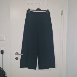 Pantalon style jupe-culotte vert foncé