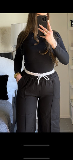 Double-waisted trousers