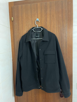 Black mid-season jacket
