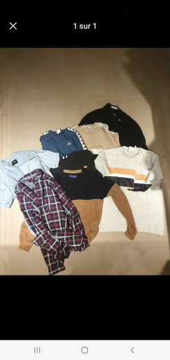 Lot haut / chemise et pull homme