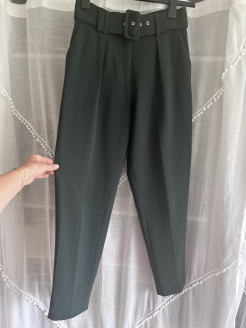 Bottle green trousers size 38