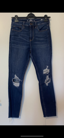 Curvy high-rise crop super skinny HOLLISTER Jeans
