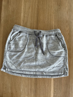 Grey jogging skirt