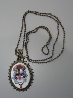 Ceramic necklace : Virginie B - 1