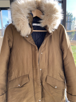 Parka femme à capuche, taille XS