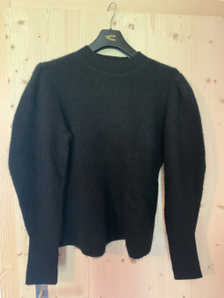 Black wool jumper