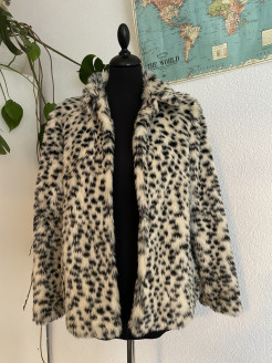 Mantel aus Kunstpelz "Dalmatiner