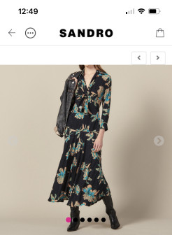 Robe mi-longue Sandro