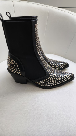 Studded boots