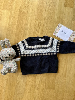 Jacquart jumper - size 9 months