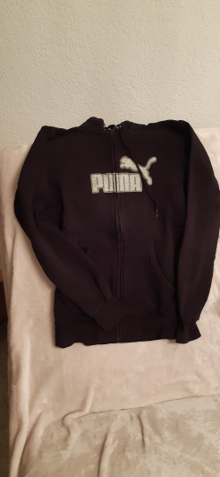 Puma black sports jacket-sweat 38