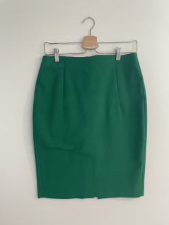 Green pencil skirt