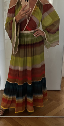 Langes Seidenkleid von Missoni